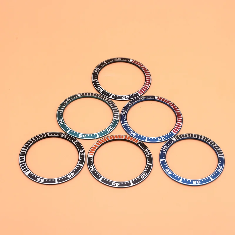 40Mmwatch Lunetta Inserto Per Seiko Series King Samurai Water Ghost Srpf79K1 Nh35 Nh36 Cassa Dell'Orologio Parti Di Riparazione Dell'Orologio Accessor