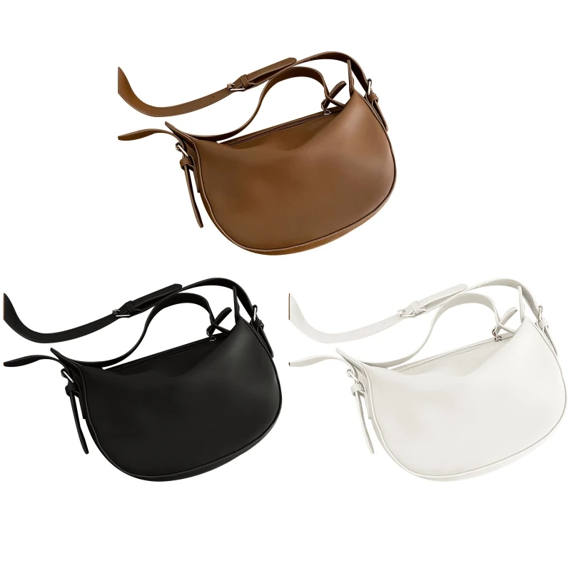 

Crossbody Bag for Girls PU Leather Money Change Zipper Beauty Bag for