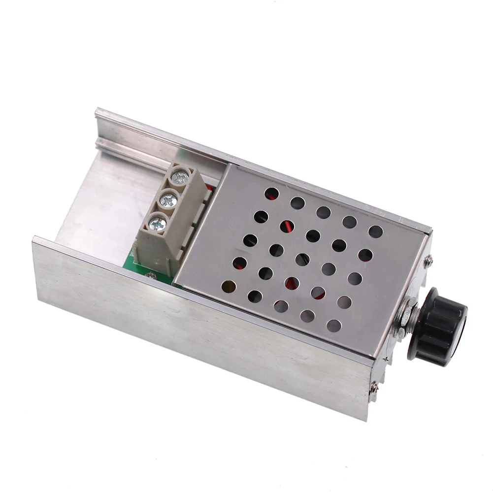 Regolatore Di Tensione 6000W Ac 220V Regolatore Di Velocità Digitale Regolatore Di Tensione Scr Ad Alta Potenza Interruttore Dimmer Termostato Di Velo