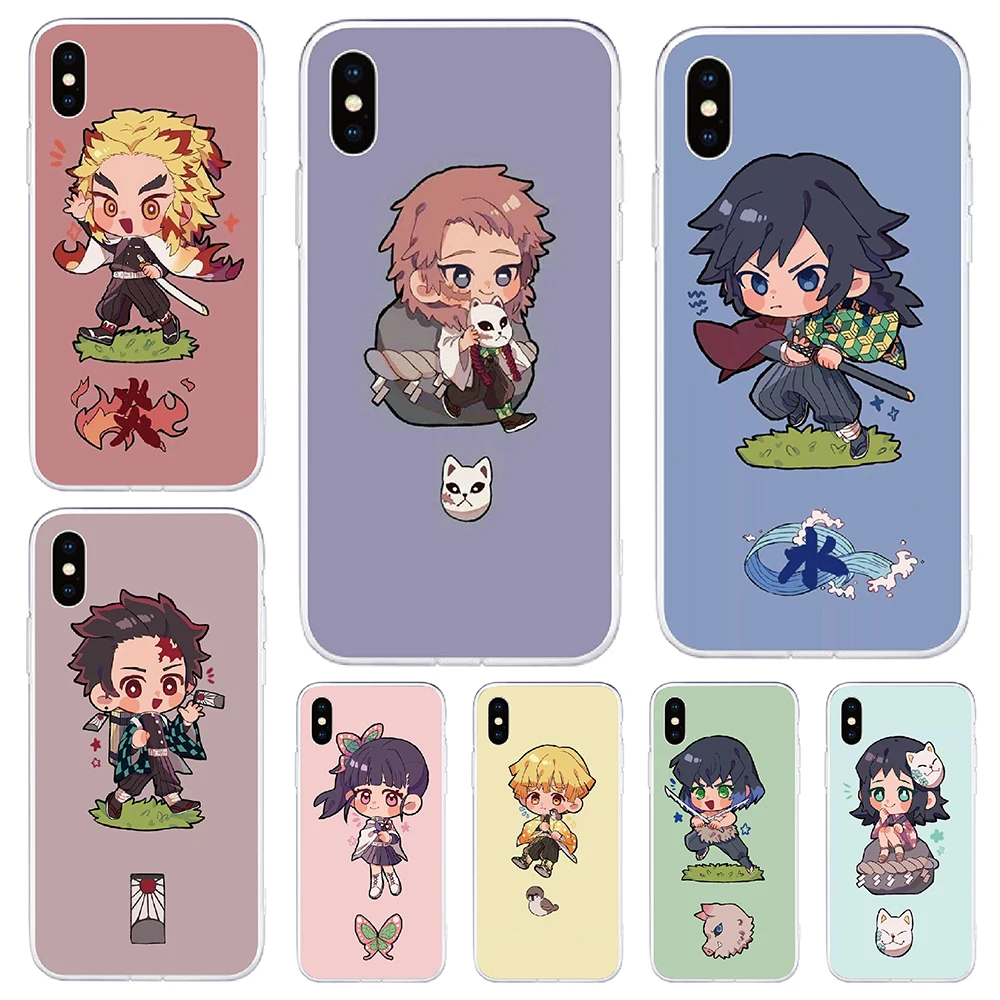 Per Nokia 6.7 6.3 1.3 2020 9 Pureview C1 C2 C3 X71 X7 X6 X5 Custodia In Silicone Demon Slayer Custodia Morbida In Tpu Protettiva