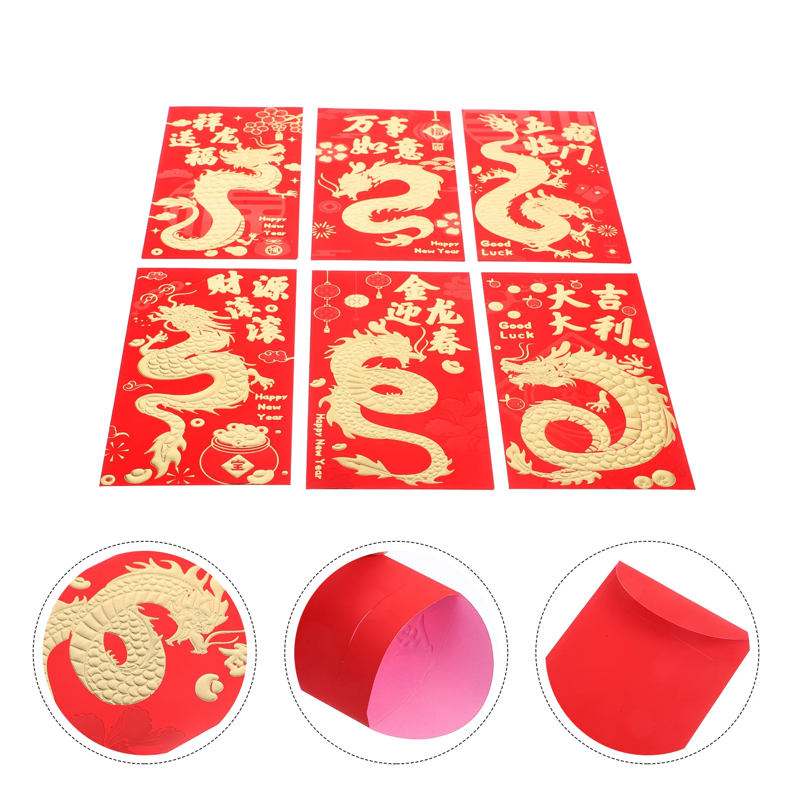 

New Year Red Envelopes Lucky Money Bless Red Pockets Year Chinese Spring New Year Wedding Ceremony Decorations