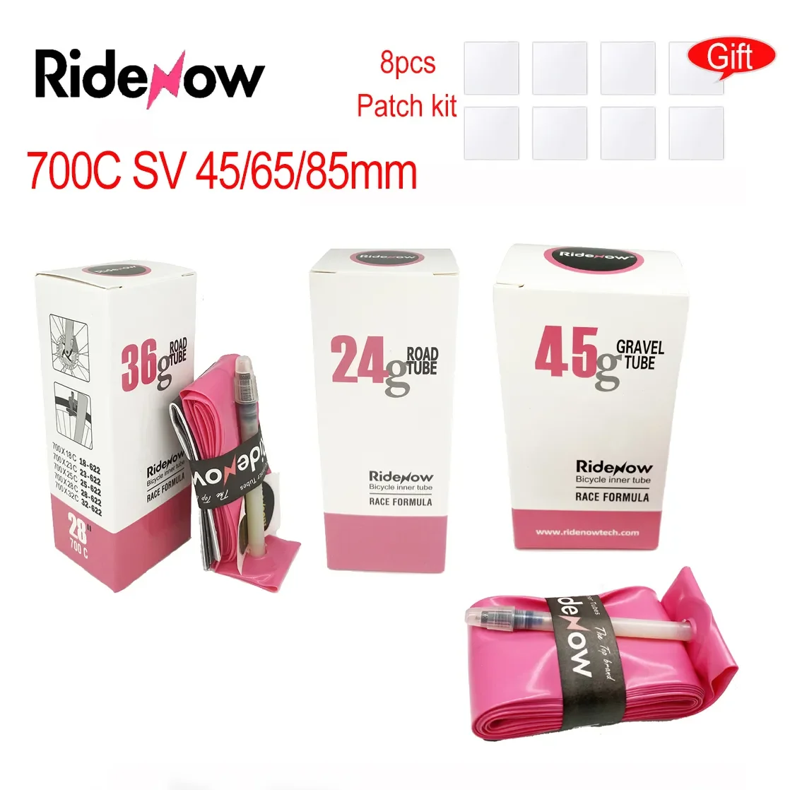38C 40C 45C Tubes V??lo Pneu Sport TPU Ultral??ger Acc??l??ration Route