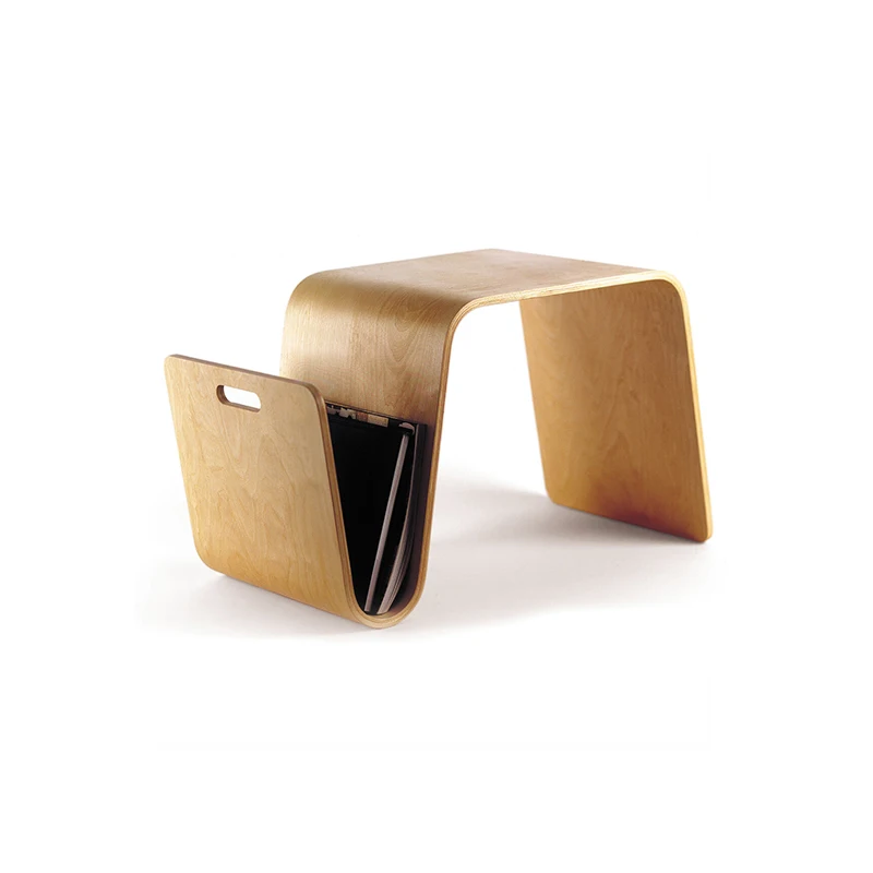 

N-shape Side Table for Living Room Sofa , Wood Small Corner Table , Solid Wood Coffee Table for Sofa , Balcony Corner Table