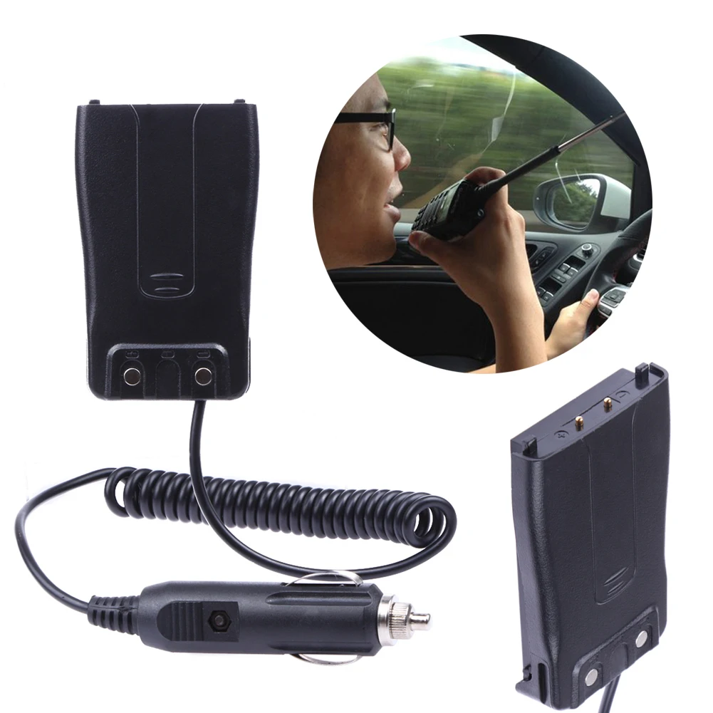 DC 12V Car Charger Battery Eliminator for Baofeng BF-888s 777 666s Radios Walkie Talkie Charging Accessories