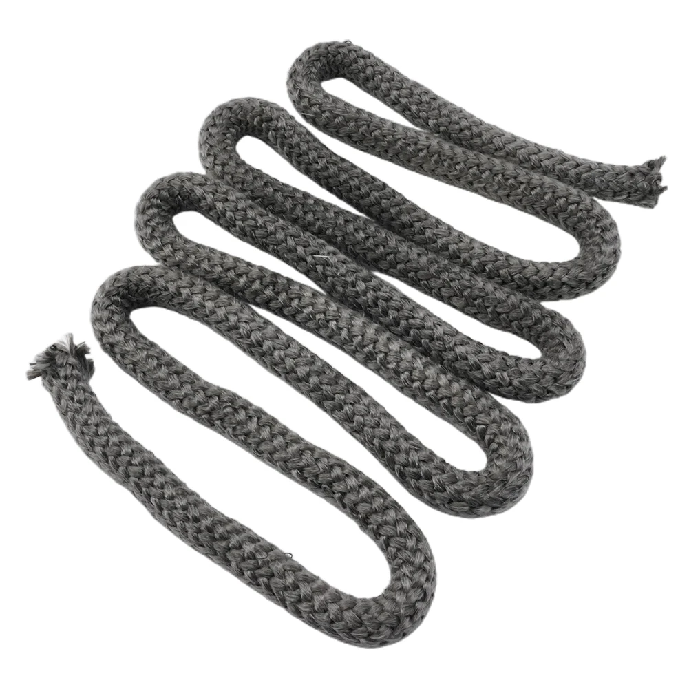 

Black Flat Stoves Rope Self-Adhesive Fiberglass Fireplace Door Sealing Cord Replacement Gasket Tape 18/20mm Width 2m Length