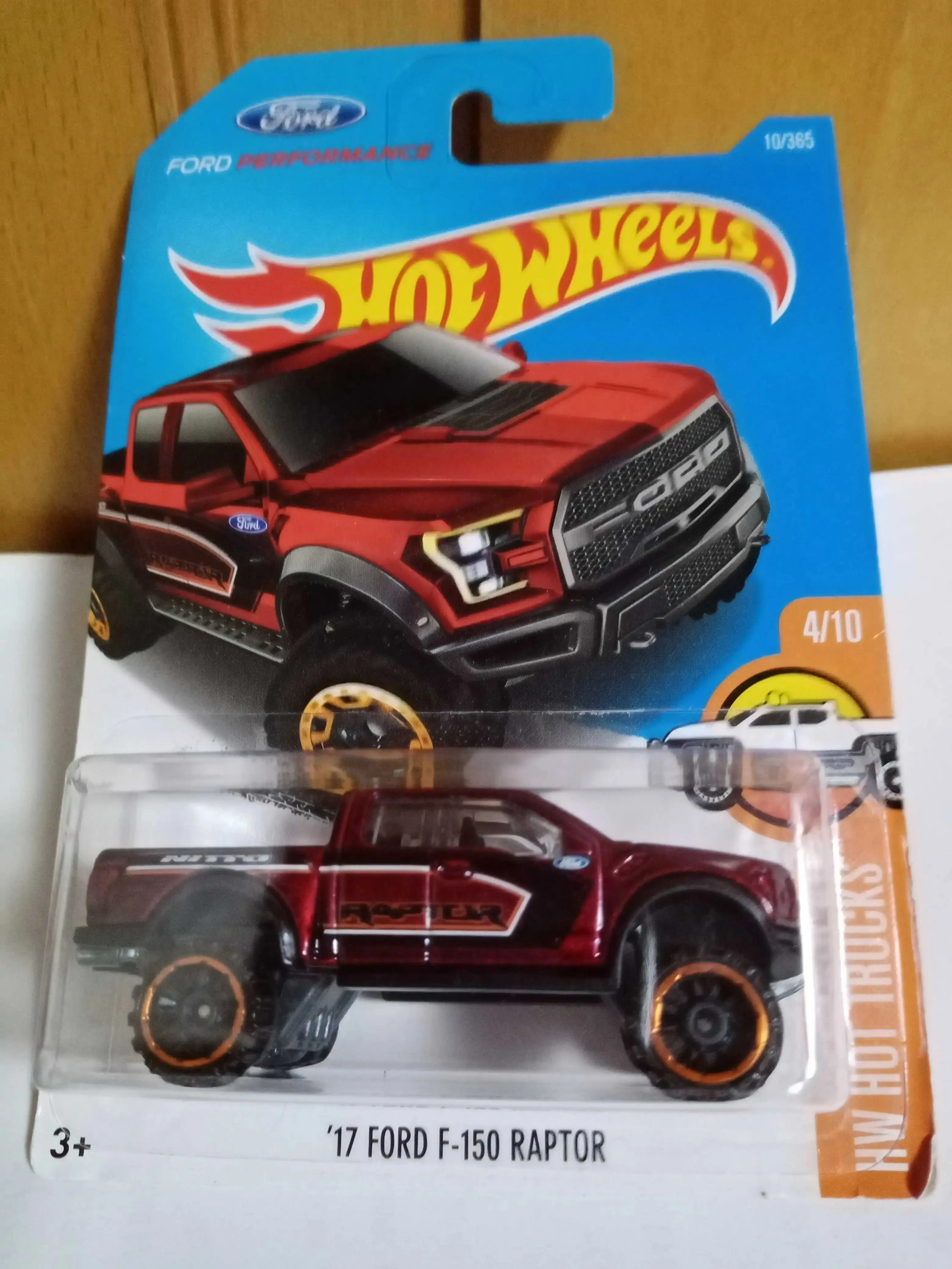 

2017-10 HOT WHEELS 1:64 17 FORD F-150 RAPTOR, модель литая автомобиля, подарки