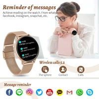 Montre connectée LIGE avec appels Bluetooth, montres tendance pour femmes, cadran personnalisé, suivi de la forme physique et de la santé, montre intelligente pour Android IOS 2026 4