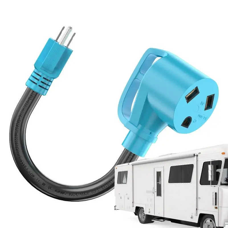 

Адаптер питания Электрический Dogbone с рукояткой, штепсельная вилка генератора NEMA 5-15P к стандартному адаптеру питания 30 А