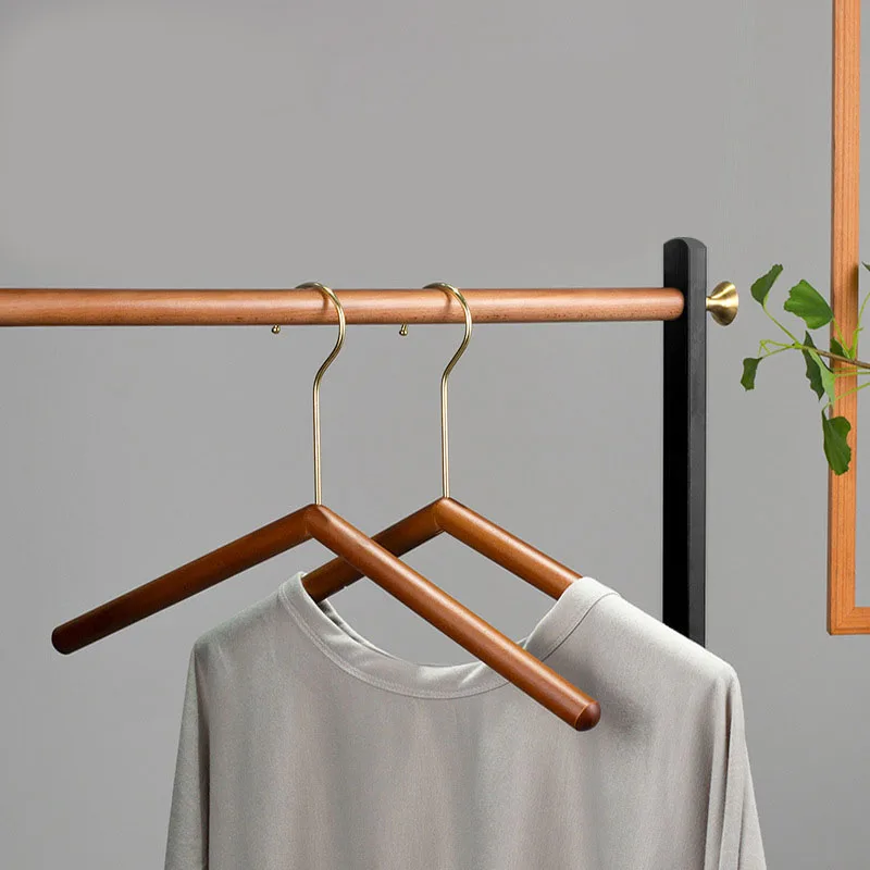 Wooden Hanger Pants Skirt Clothes Hanger Wood Trousers Wooden