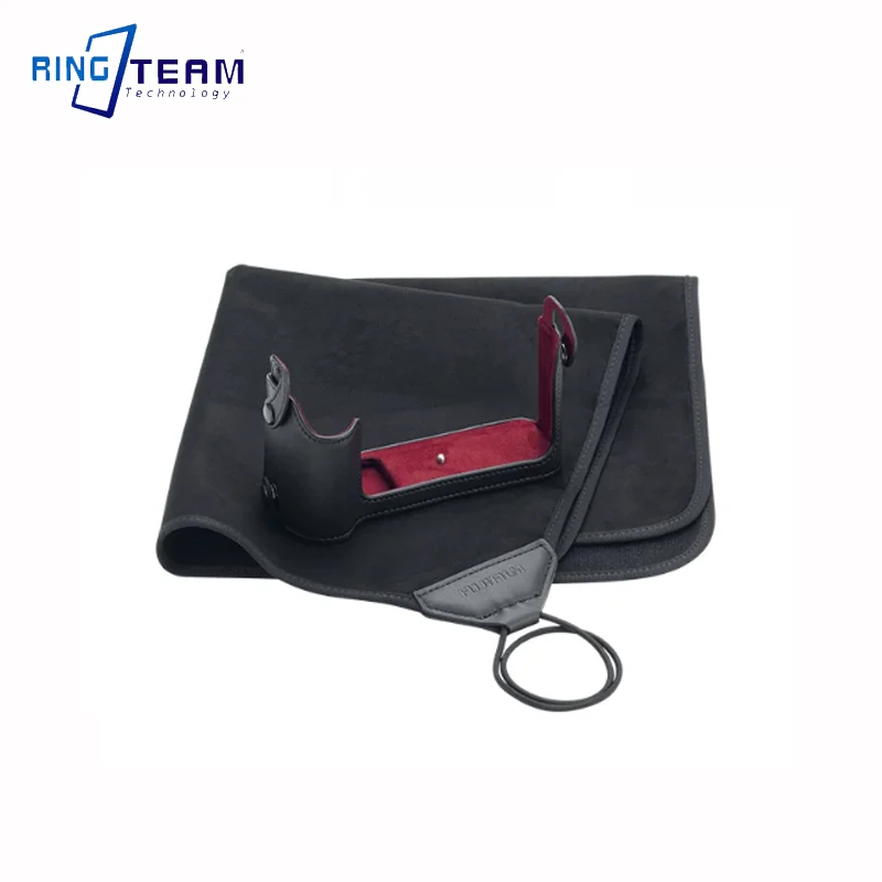 후지필름 X-T3 XT3 XT-3 카메라 하단 개방형 보호용 PU 가죽 하프 카메라 케이스 가방 커버