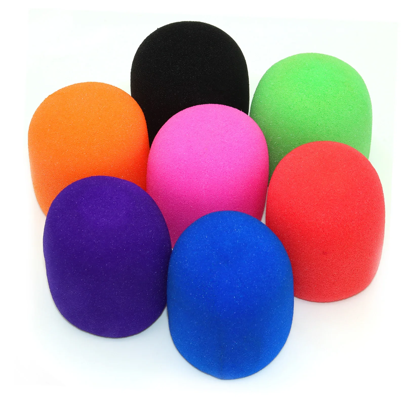1pcs Candy Color Handheld Stage Karaoke Wireless Microphone cover Mic Windshield Wind Shield Foam Microphone Cover Accessories