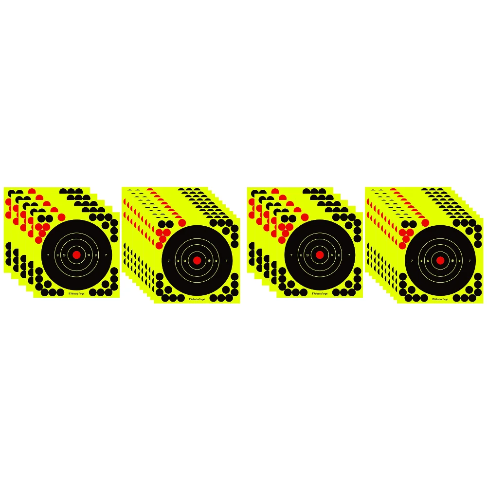 High Visibility Reactive Splatter Target Stickers