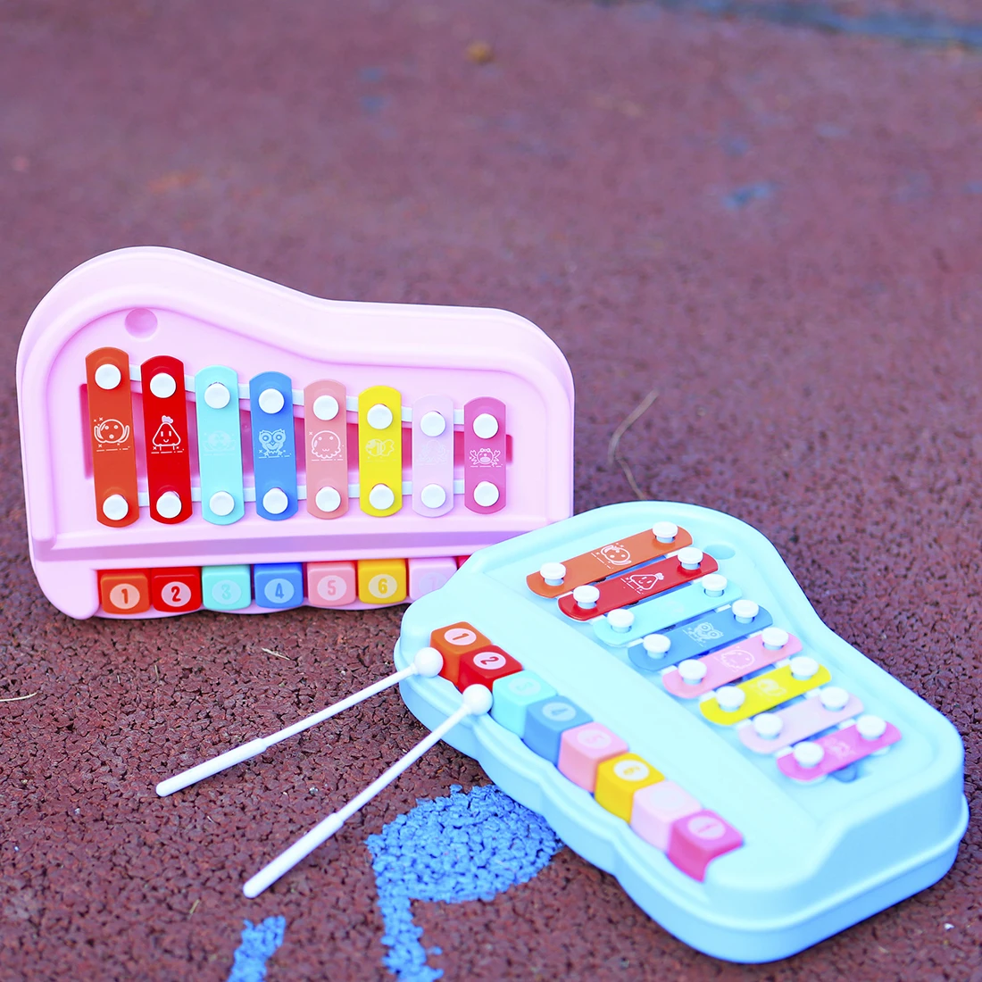 Orff Hammered Dulcimer Instruments Wooden Environmental Octave