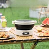 220V 1.2 L Electric Cooking Pot Portable Multi Cooker Dormitory Travel Folded Rice Cooker Split Hot Pot Electrical Capabilities 5