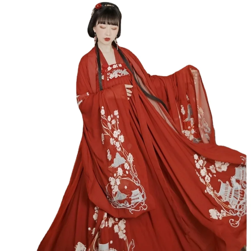 

Женское платье с вышивкой, с длинным рукавом