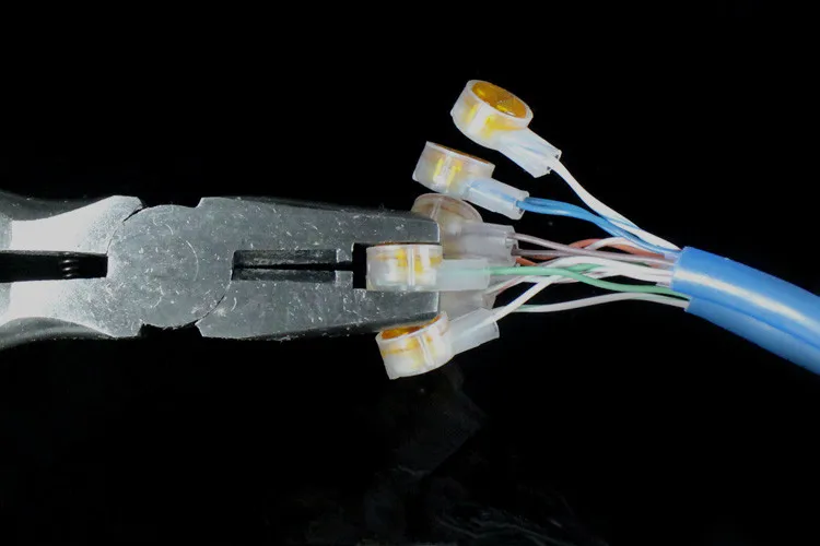 CORNING-K2 Connector Grease Filling Butt Wire Line Terminal for Telephone Network Connection, Quality Assurance, 100PCs