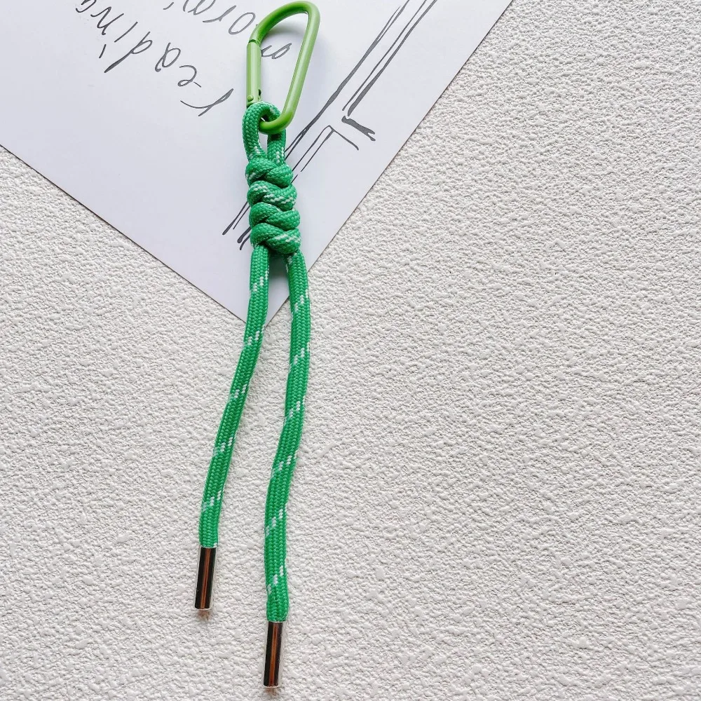 Braided Lanyard Keychain Colorful Braided Lanyard Keychain For Phone Case Decoration Women Chic Bag Pendant Kpop DIY Key Chains Friend Couple Gift