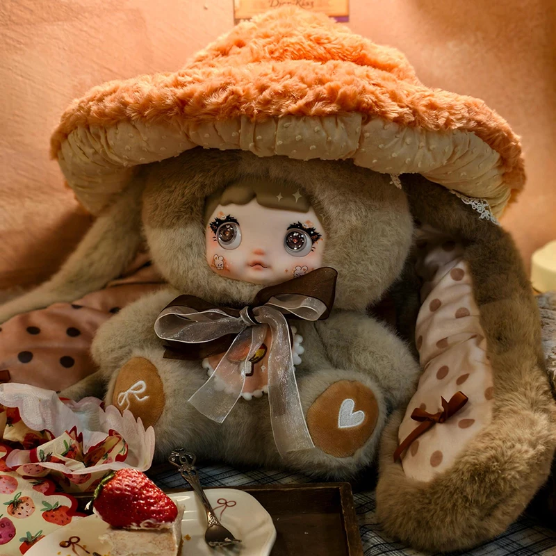 Nommi 400%マッシュルームハットシリーズ Jade 黒 Nommi 400% Mushroom Hat Series Blind Box Cute 400% Nommi V2