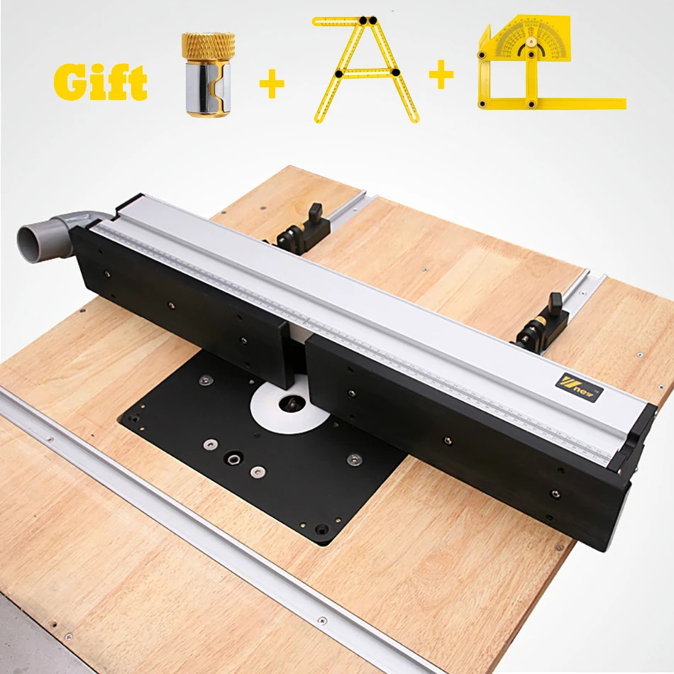 700MM Aluminum Profile Fence System Can Collect Dust Working Tool for Wood Work Router Table Saw DIY Woodworking Workbenches retro genuine wood heart jewelry box wooden necklace earrings bracelet bracelet packing collect storage woman hand craft case