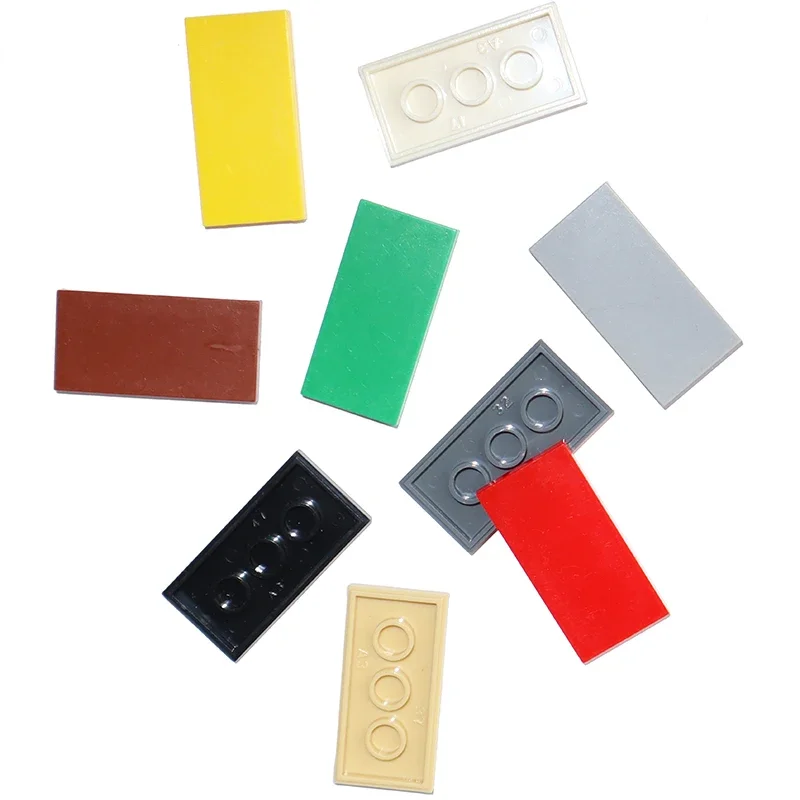 50PCS MOC Assemble Particles 87079 Size 2x4 Bricks Flat Tile Smooth 2*4 Building Blocks DIY Educational Creative Toy for Kids 4