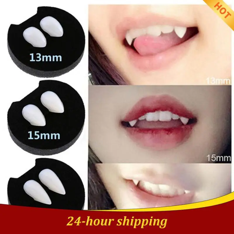 

1~20PCS Newest Cosplay Halloween Dentures Zombie Vampire Teeth Ghost Devil Fangs Werewolf Teeth Box Packed Gift Prop Costume