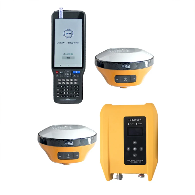 

New 2023 Hi Target V200 Base Rover Dual-band GNSS GPS RTK Measuring Instrument Base Station Or Mobile Station
