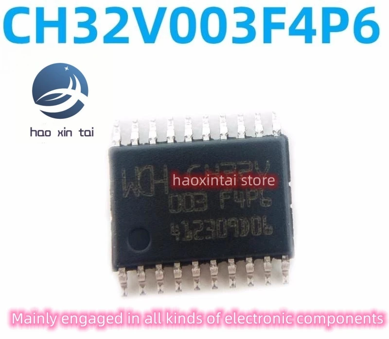 

100 шт., точечная фотография, новинка, оригинал CH32V003F4P6, стандартная фотография