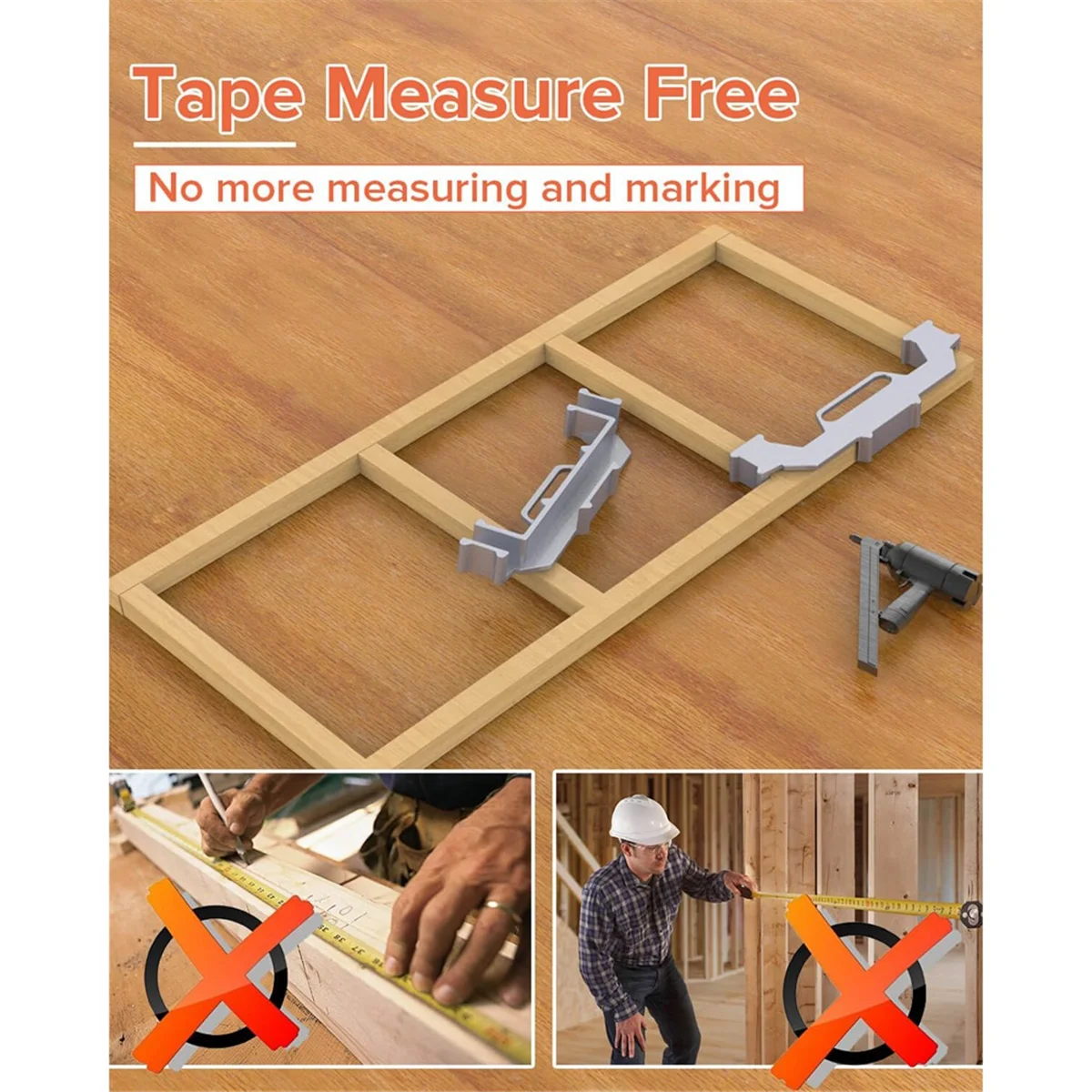 2Pcs Framing Tools-16 Inch Framing Stud Layout Tool,Stud Framing Jig for 16  Inch On-Center Wall Stud Framing Measurement - AliExpress