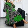 Fumilayo Bob Sleeve Print Dress