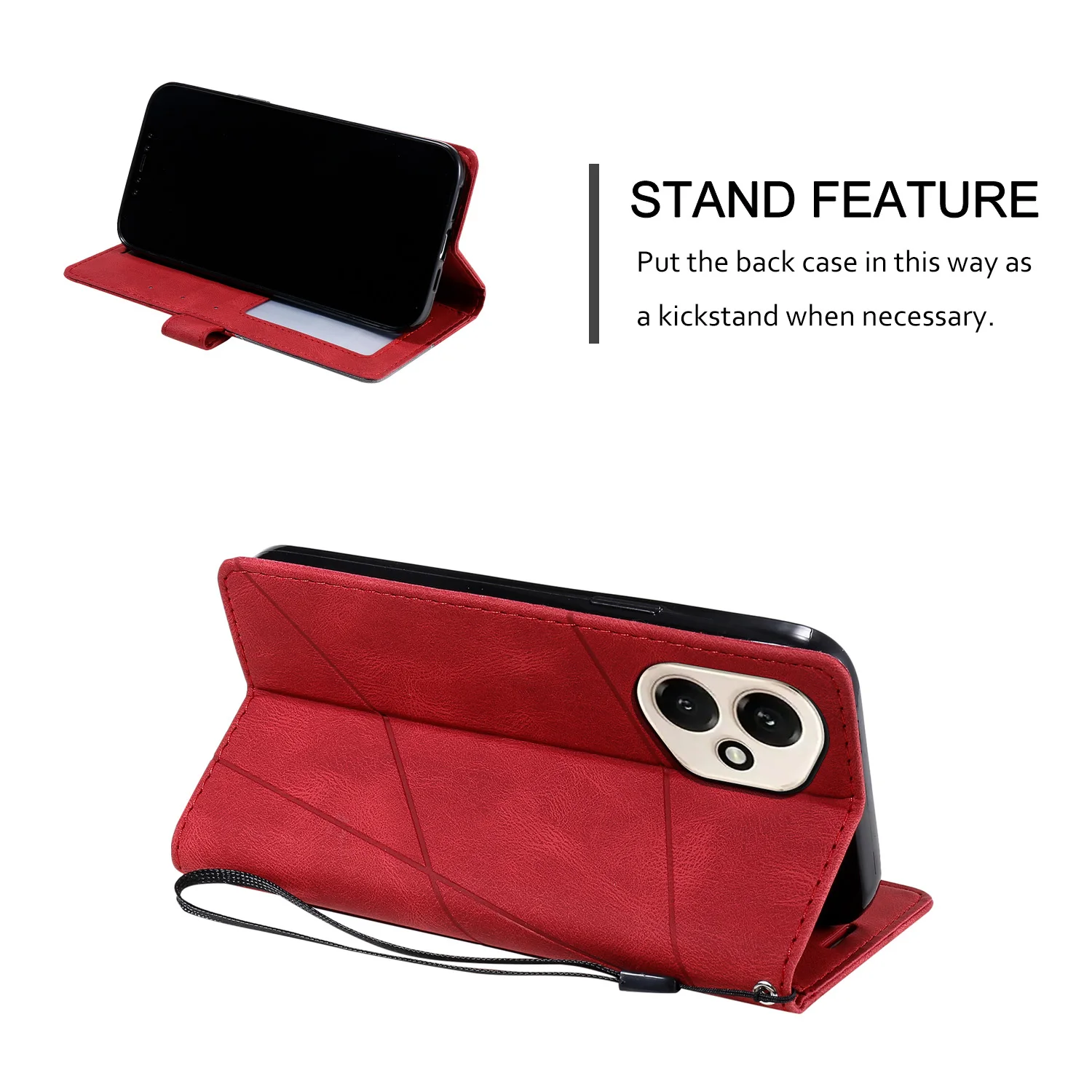 Luxury Leather Flip Magnetic Wallet Phone Cover