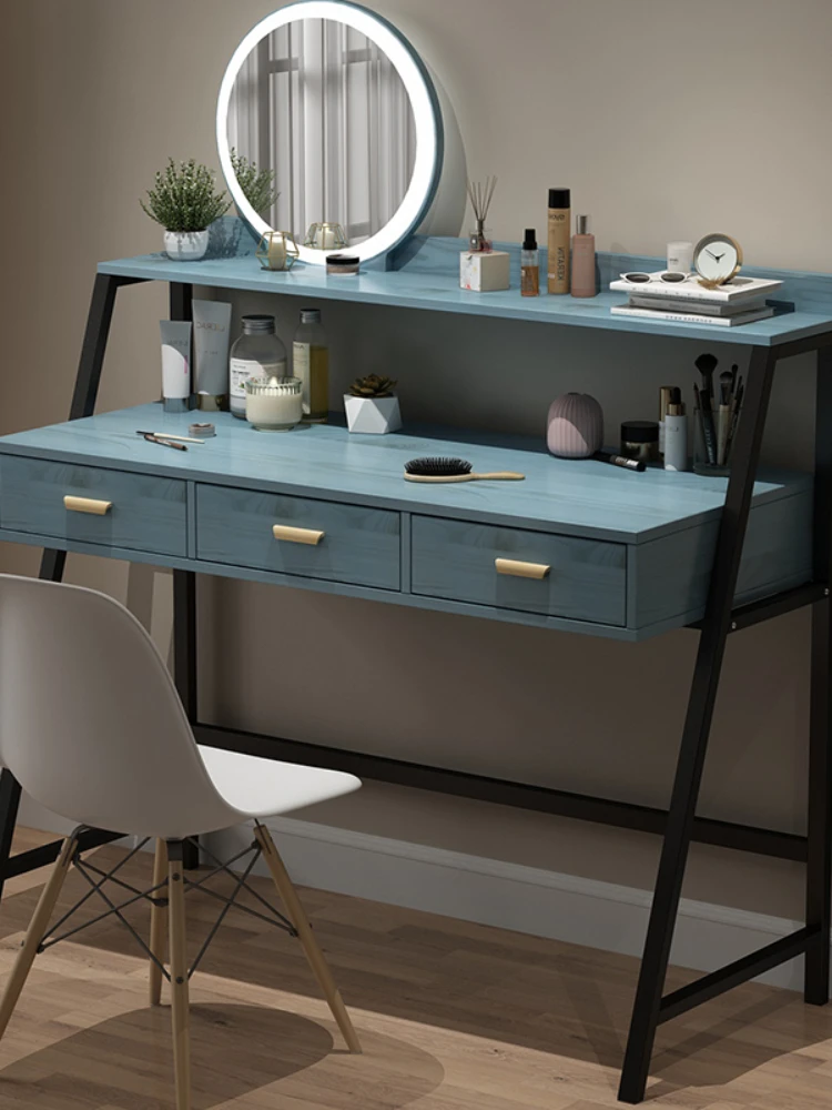 Light Luxury Dressing Table Bedroom Small Apartment Modern Storage Cabinet  Integrated Household Furniture Makeup Table Set - AliExpress