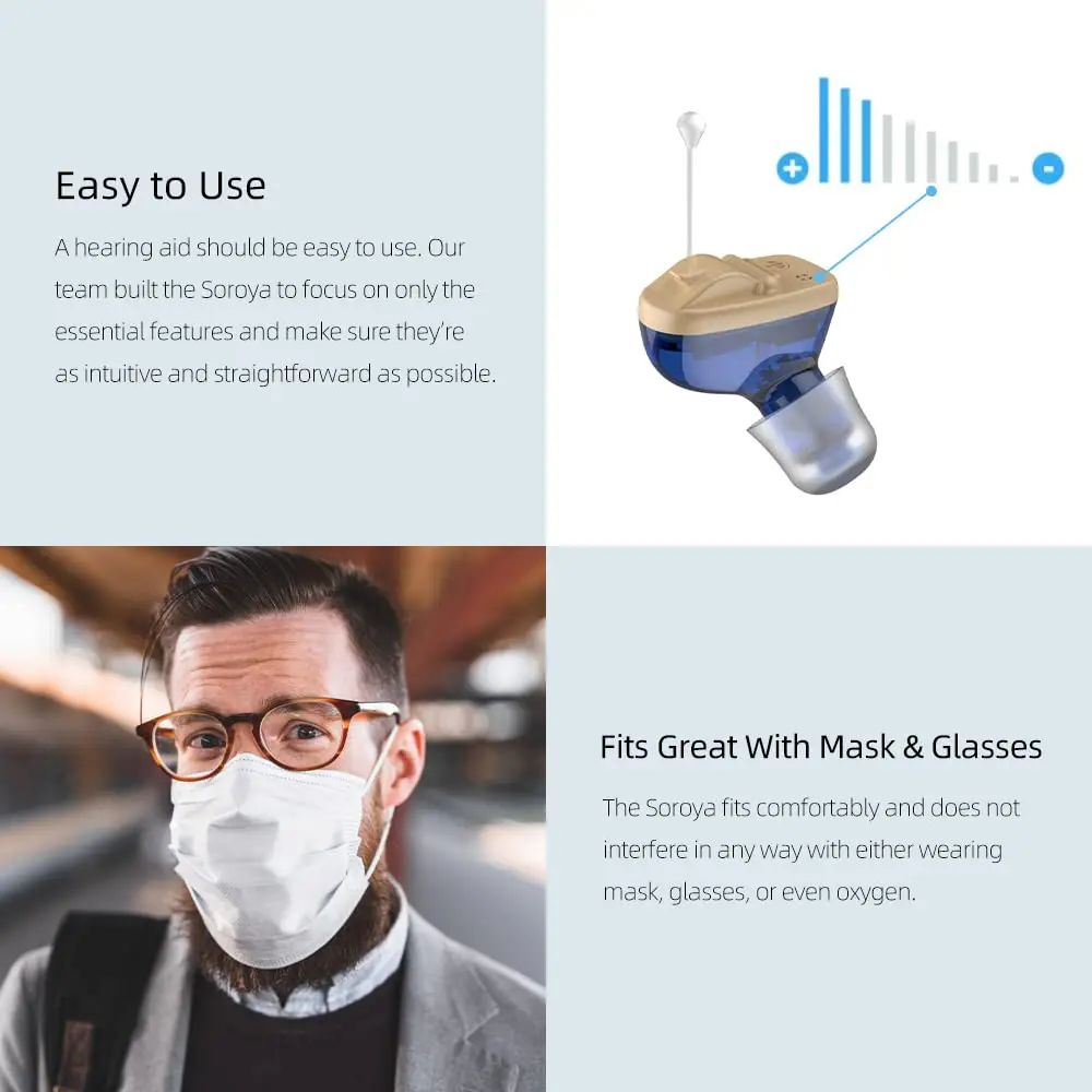 Advanced CIC Invisible Digital Hearing Aid - Clear, Invisible and Powerful Mini Wireless Hearing Aid for Elderly Deafness 2