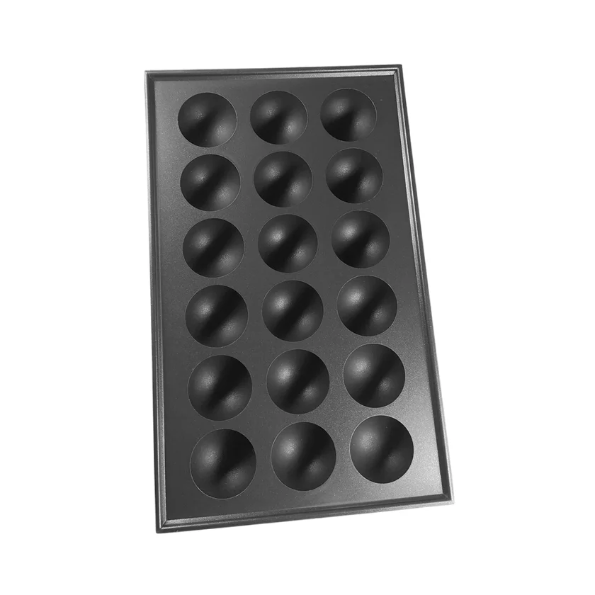 Takoyaki Grill Plate 18 Holes Nonstick Takoyaki Grill Plate Baking Pan Spare Part For Commercial Takoyaki Machines Octopus 4.5cm Ball Sheet Grill