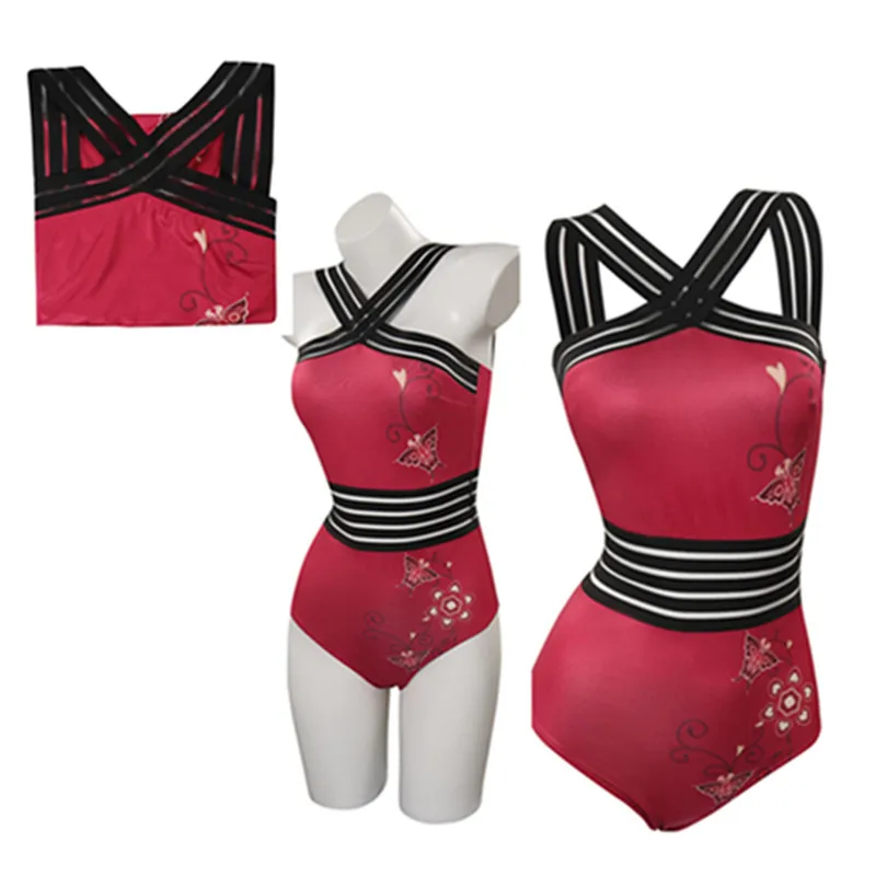 

Resident 4 Ada Wong Jumpsuit Cosplay Costume Women Swimsuit Outfits Halloween Carnival Party Disguise Suit
