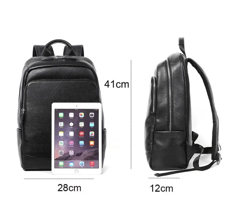 Genuine Leather Backpack 8