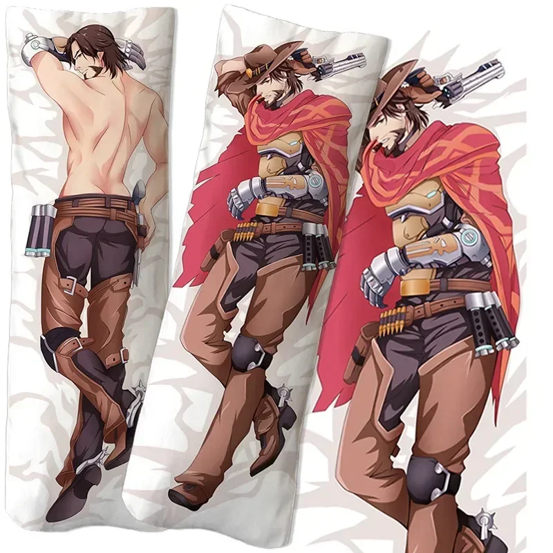 Description Picture 5 of itemGame Overwatch figure Equal body hug body pillow pillowcase double-sided 3D printed bedding can be DIY two-dimensional sexy gift