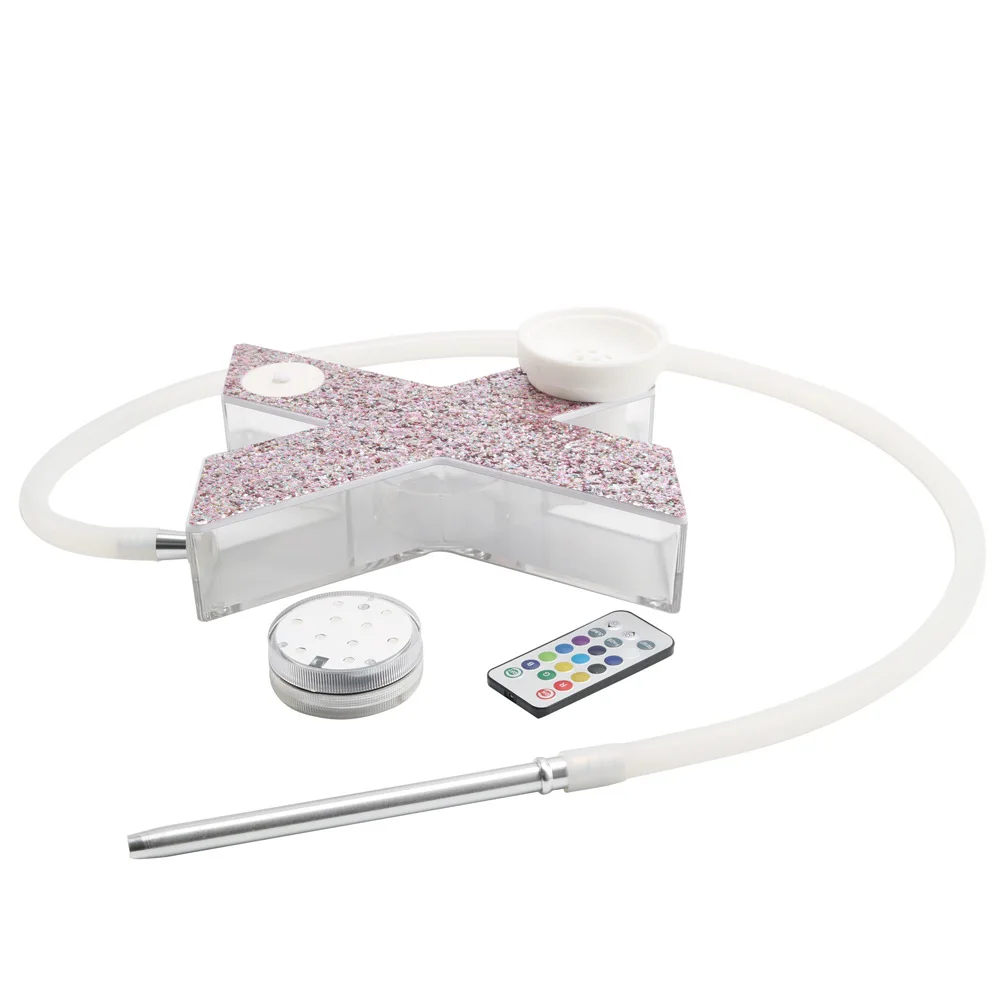 X Letter Shape Hookah Set Bongs in Australian