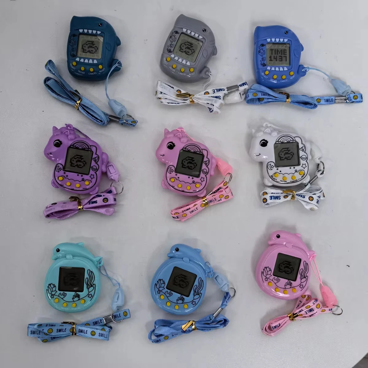 Mini Tamagotchi Virtual Transparent Electronic Pets Handheld Training Game Nostalgic 168Pets Pet Machiner Funny Toys Gifts 1Pack 2
