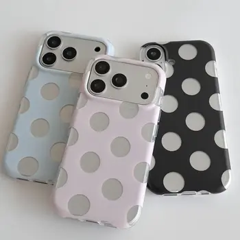 Summer Polka Dot Elements Phone Case For iPhone 17 Pro Max Air X XR XS Max 7 8 Plus 16 15 14 13 12 11 Trend Soft Back Cover Y2K 1