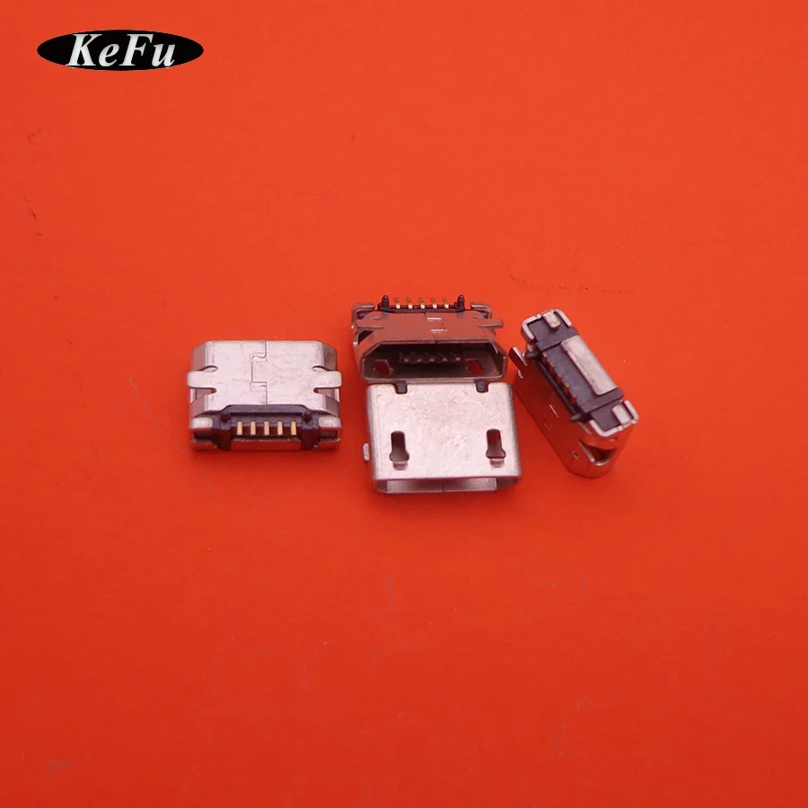 20-50pcs/lot 5Pin Micro-B SMD Micro USB Connector Female Port Jack Tail Sockect Plug For Android Phone Data Connector