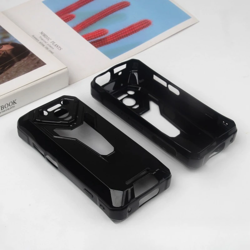 Enhanced Black Transparent TPU Phone Case - Protective Silicone Soft Shell