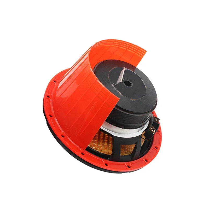 1 Pair 6.5 Inch Black Red Car Door Audio Speaker Ring Waterproof Cover Plastic Rust Protector Pad Universal Accessories