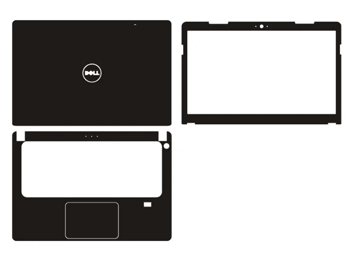 Dell Inspiron 14-5470 14-5439 Vostro 5480 5470 용 비닐 스티커 케이스 커버 필름, 프리컷 1xTop + 1xPalmrest + 1xScreen 베젤 스킨