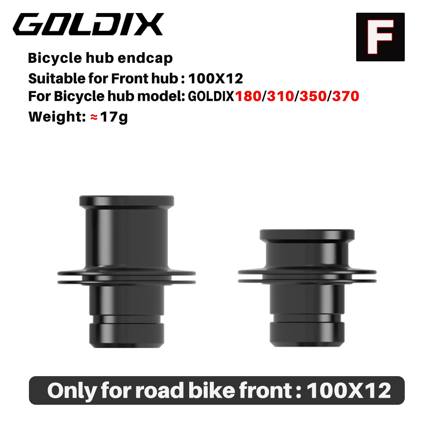 GOLDIX Fahrrad-Freilaufkörper HG/XD/MS/XDR/CP/N3W für GOLDIX Naben 180/310/350/370 Fahrradnaben QR/THRU Endkappe – Detail 19