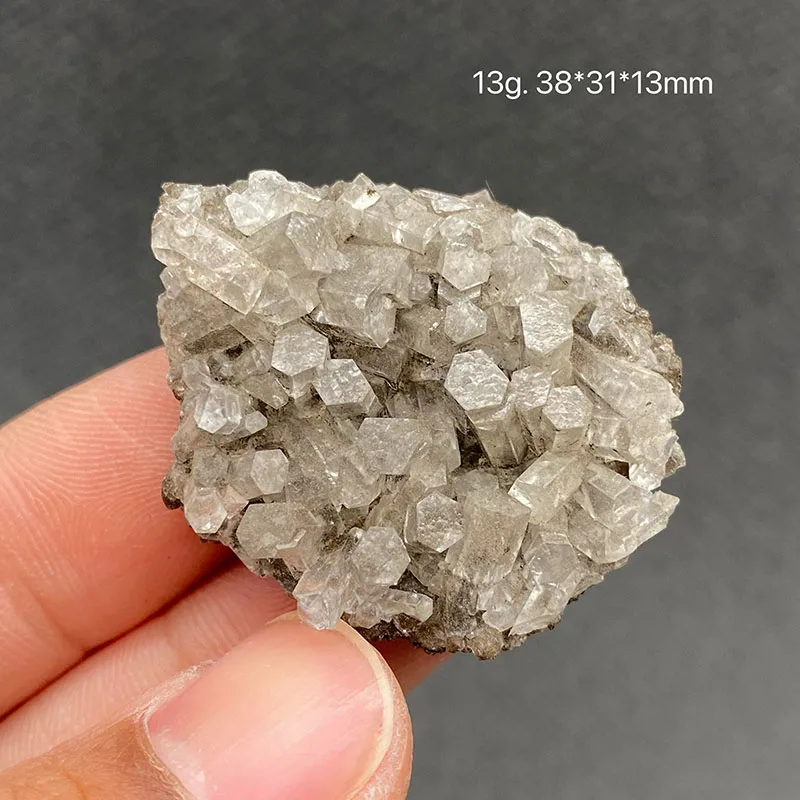 100% natural columnar transparent calcite raw stone mineral specimen healing crystal collection