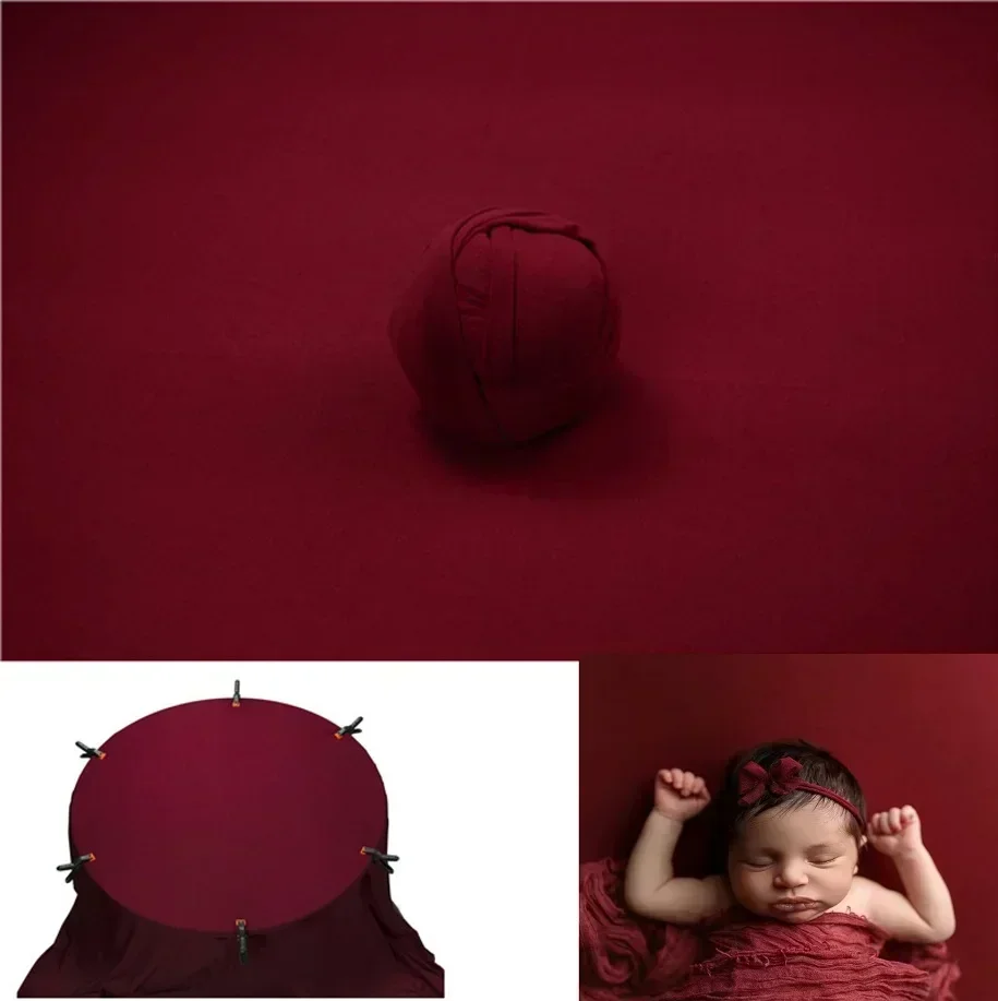 Luxurious Newborn Photography Wrap Blanket & Backdrop Set