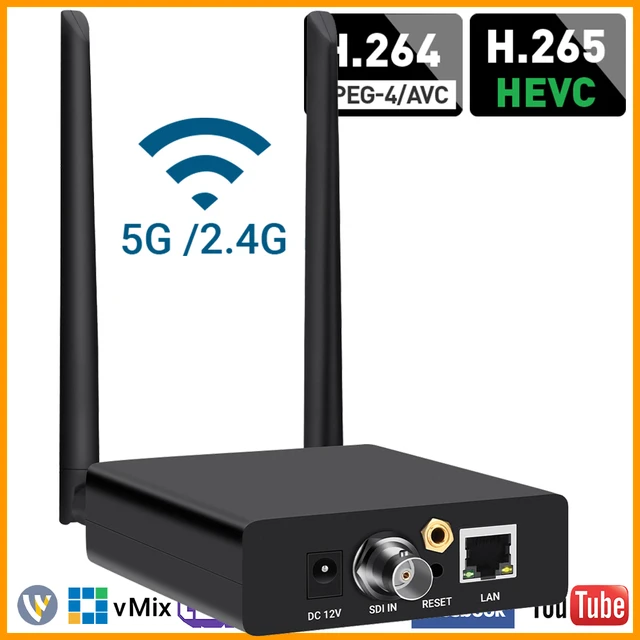 HEVC H.265 H.264 SDI to HTTP RTSP UDP RTMP HLS ONVIF SRT Converter