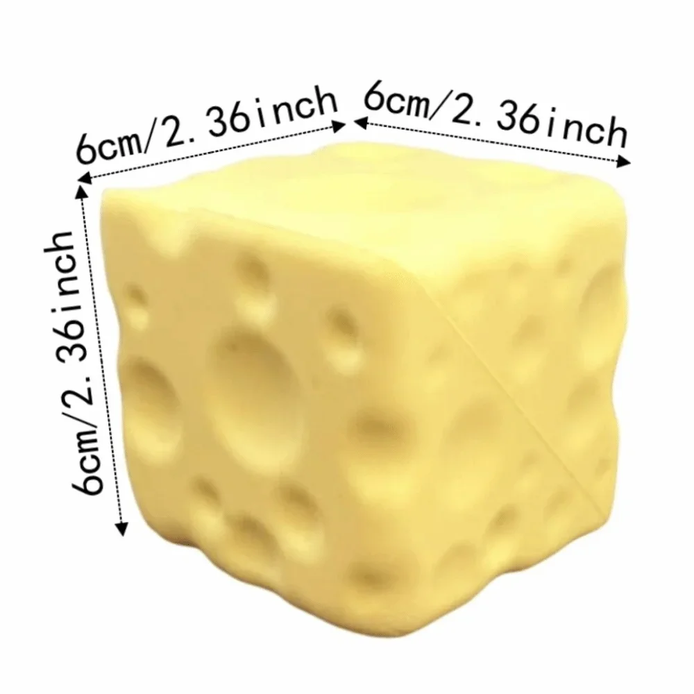 Creative Cheese-Squeezed Realistic Super Soft Squishy
