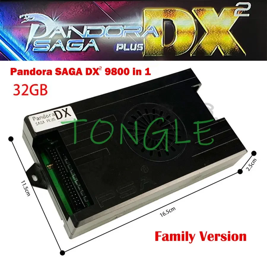 

Pandora Saga DX Box 5000 In 1 Upgraded To 9800 Family Version Motherboard Arcade Game Console 40p PCB 3D & 4 Players Kit Jamma