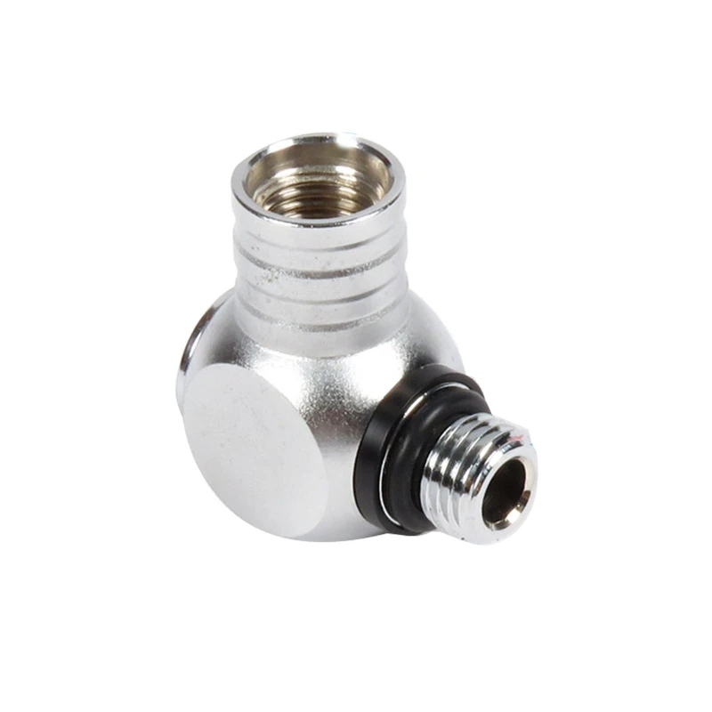 Diving Hose Adapter 360 Degree Adjustable Connector Rotatable Adapters Scuba Diving Regulator Connector Universal Head 6